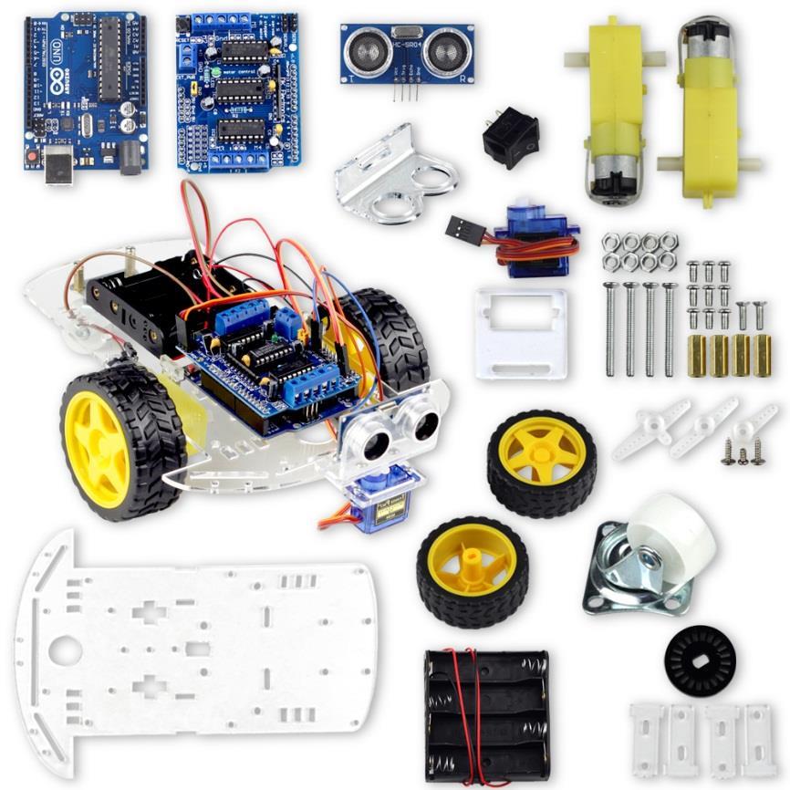 1. Introduction The UCTRONICS smart robot car kit is a flexible vehicular kit particularly designed for education, competition and entertainment purposes.