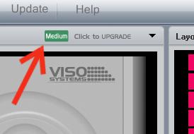 6. Before changing preset you need to check software license of the VX01, you can see this by checking