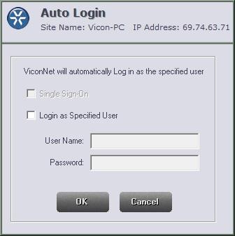 Configuring Auto Login Any user with appropriate access authorization can configure the system to automatically log in selected users.