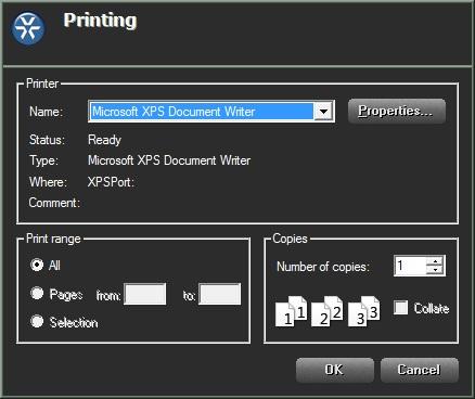 Printing Frames You can print out the Main window Video Display area panel, showing the frames currently being displayed in Live or Playback mode. To print a selected frame: 1.
