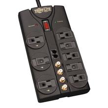 Protect It! 8-Outlet A/V Surge Protector, 10-ft. Cord, 3240 Joules, Tel/Modem/Coax Protection MODEL NUMBER: AV810 Highlights 8 outlets / 10-ft.