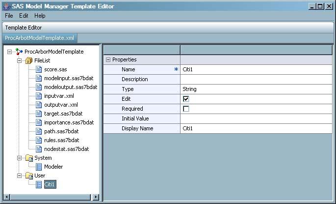 102 Chapter 7 Tutorial 6: Using Advanced SAS Model Manager Features Table 7.