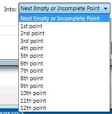 12 cells to put it in by selecting the appropriate choice in the drop-down box: If taking bias pressures:.