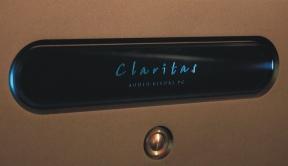 Claritas graphic is edge-lit blue when on Options for customisation of this engraving are possible - with company logo / name etc. Please contact us to discuss the possibilities.