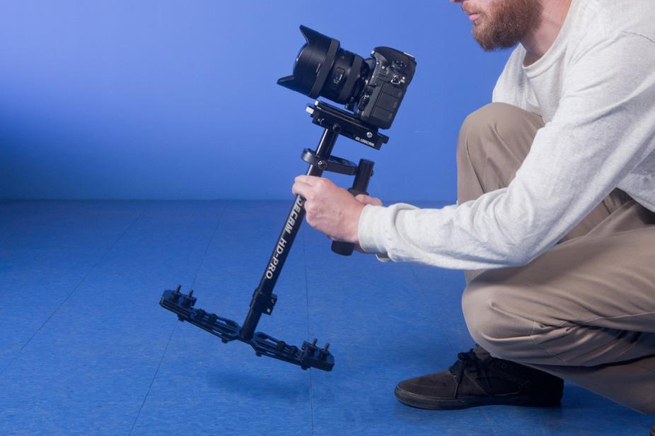 NOTE: Figures 51 through 53 show the Glidecam HD-PRO being used in different ways. Figure 51 Operating your Glidecam HD-PRO for extended periods of time can easily tire your HOLDING HAND.