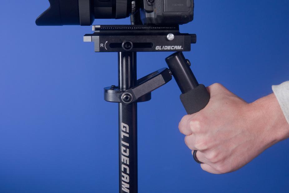 (See Figures 46 and 48) Figure 54 Do not allow the Handle of the Glidecam HD-PRO to come in contact with the CAMERA MOUNTING PLATFORM.