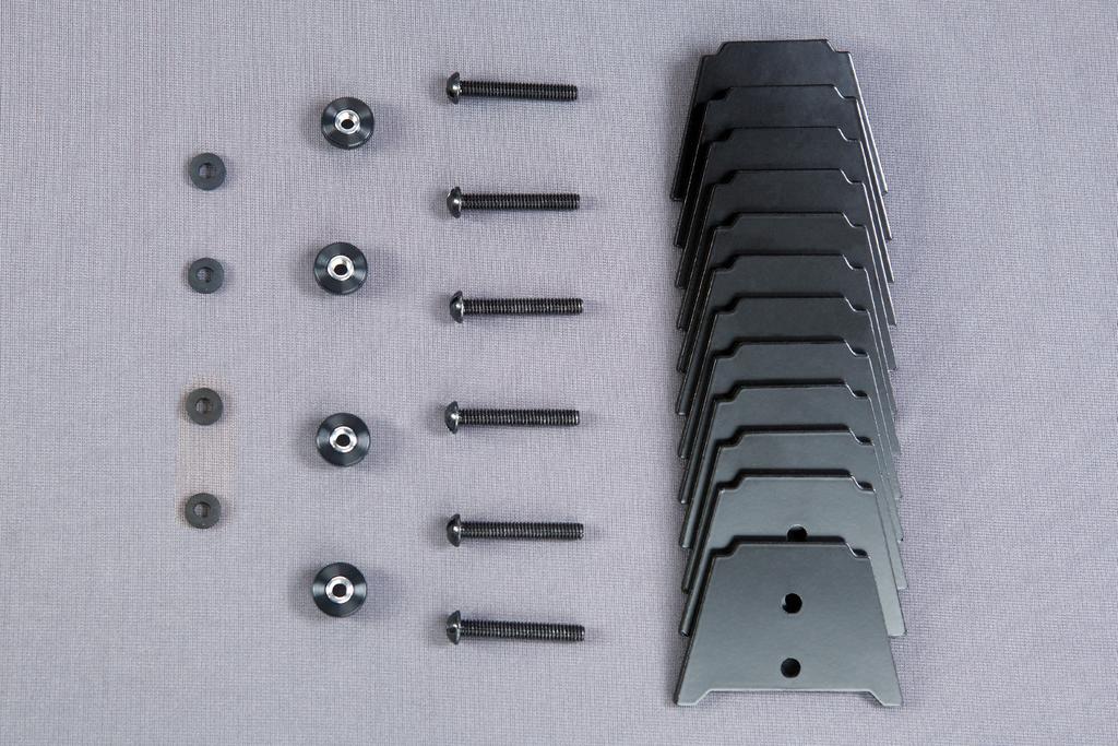 Camera Mounting Screws Black Bolts for Counter