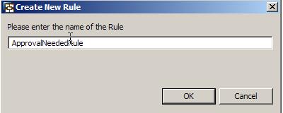 at least one rule that can be executed by the rules engine.