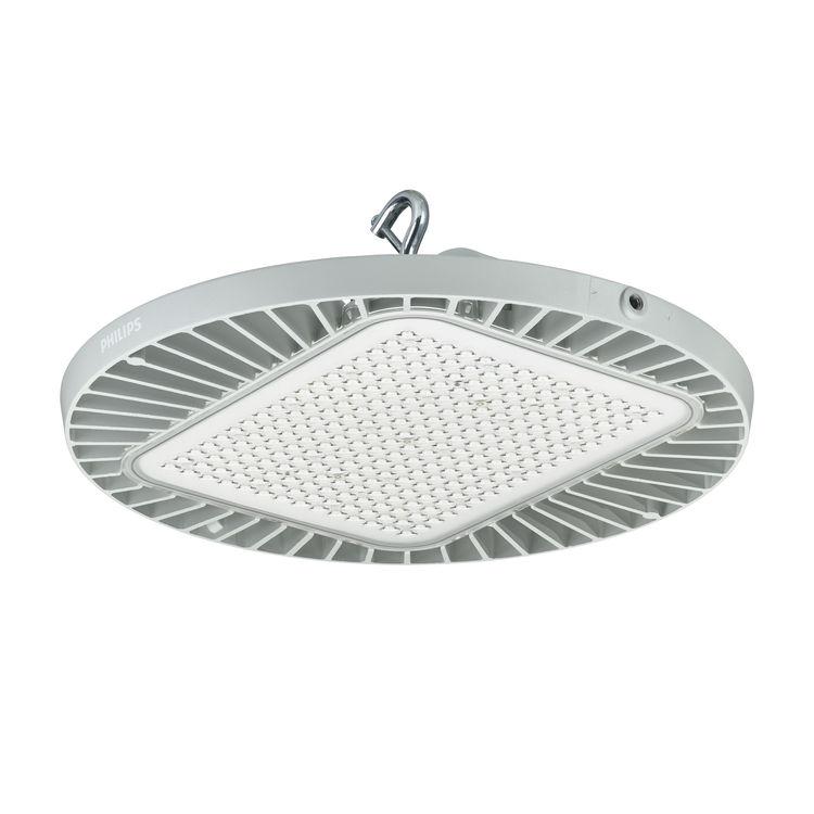 lm (BY120P) Dimming Yes 20,500 lm (BY121P) Material Housing: die-cast aluminium Correlated Colour 4,000 K Cover: polycarbonate, flat Temperature Colour Grey (RAL 7035) Colour Rendering Index 80