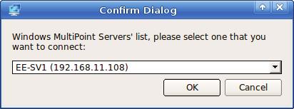 On the appeared window, type in the computer name or IP address of the server, user name, password, and domain (if any), and then click Connect.