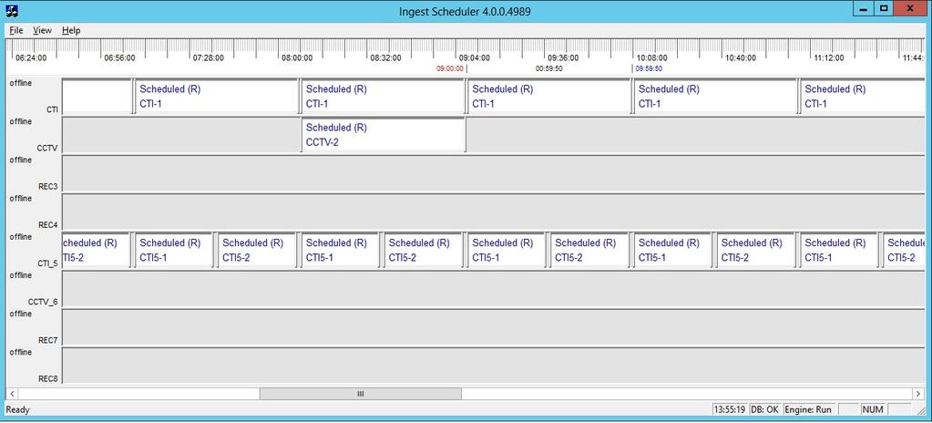 Ingest Scheduler - Allows scheduling of single or