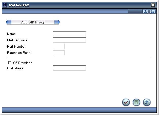 18 Chapter 3 Settings on InterPBX System Add SIP Proxy You need to enroll the SIP Proxy IP address to the InterServer. 1. Launch the web browser.