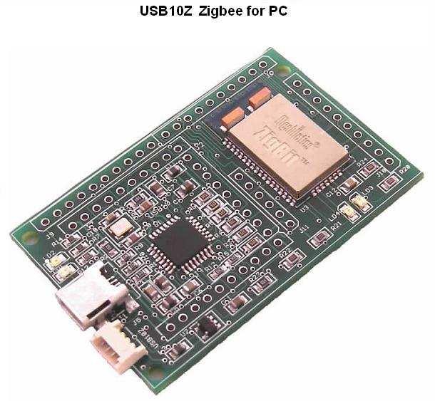 The ZigBit comes preloaded with SerialNet and is ready to join a ZigBee network as a slave device. Software on the IMU8420 configures the ZigBee node for correct network operation.