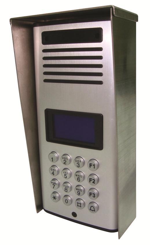 USER MANUAL USA VERSION GSM Door / Gate Intercom Entry System For 123 Units max.