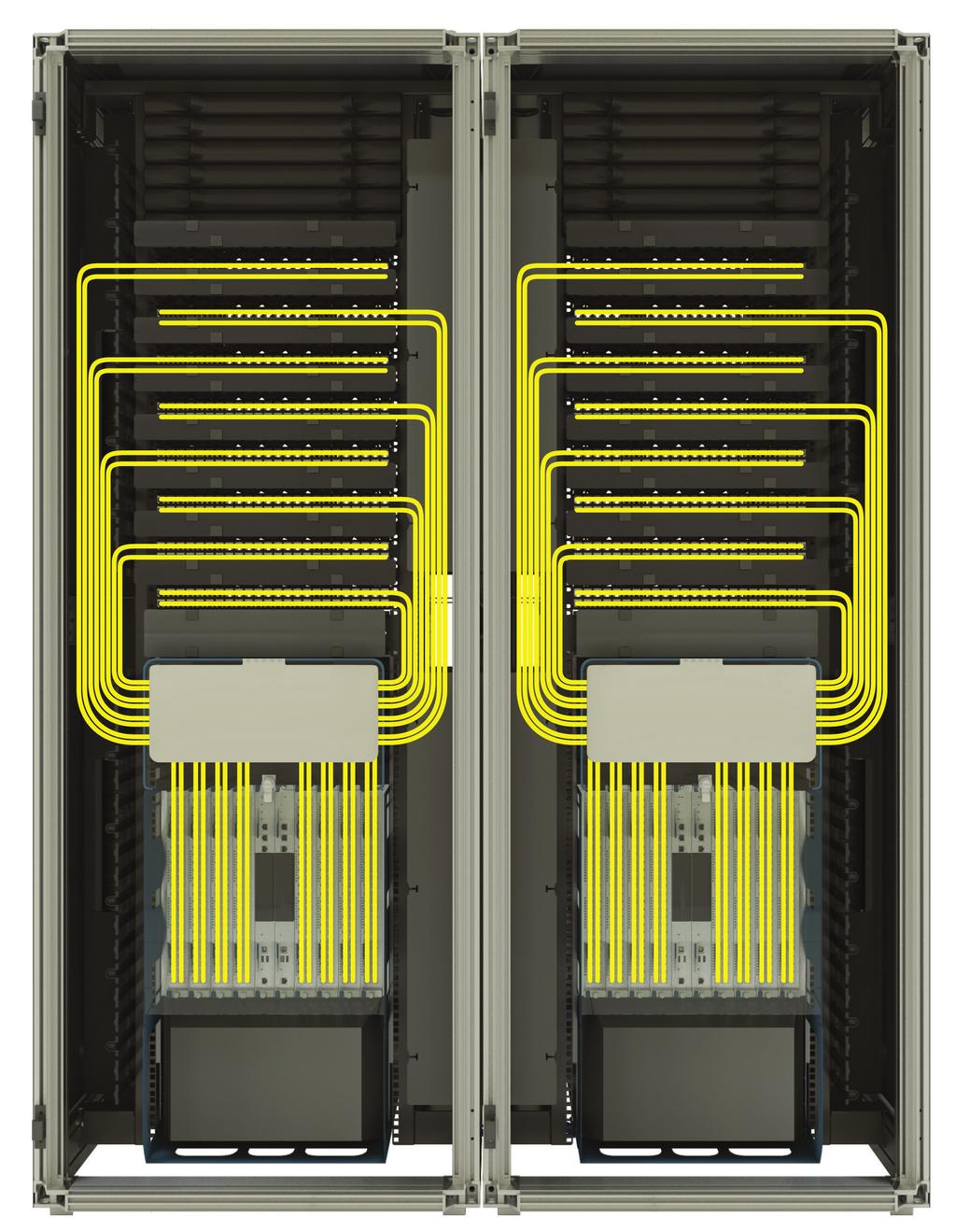 APPLYING PROPER CABLE MANAGEMENT IN IT RACKS Cable Management In Network Cabinets Network cabinets house network