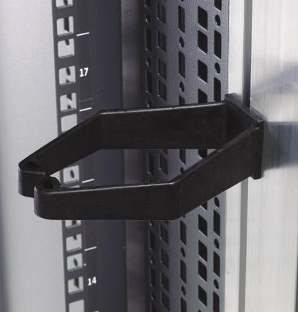 APPLYING PROPER CABLE MANAGEMENT IN IT RACKS Vertiv offers a wide variety of cable management components for