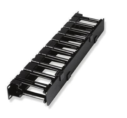 Full Height PDU/Vertical Cable Manager Full height PDU mounting bracket, 4 wide.