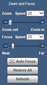 The closer AF peak value and AF Max value are, the better the focus is. Easy focus closes automatically after five minutes. 2.5.