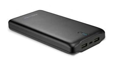 Power Banks POWER WALLET 20 20000mAh Power Bank BIS Certified The powerful POWER WALLET 20 is that it is world's slimmest 20000 mah powerbank in the market today An ultra-light weight design which