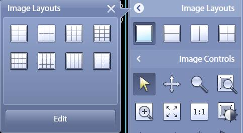 7.2.3 Image Layouts 1 x 1 2 x 1 1 x 2 2 x 2 Extend Button :
