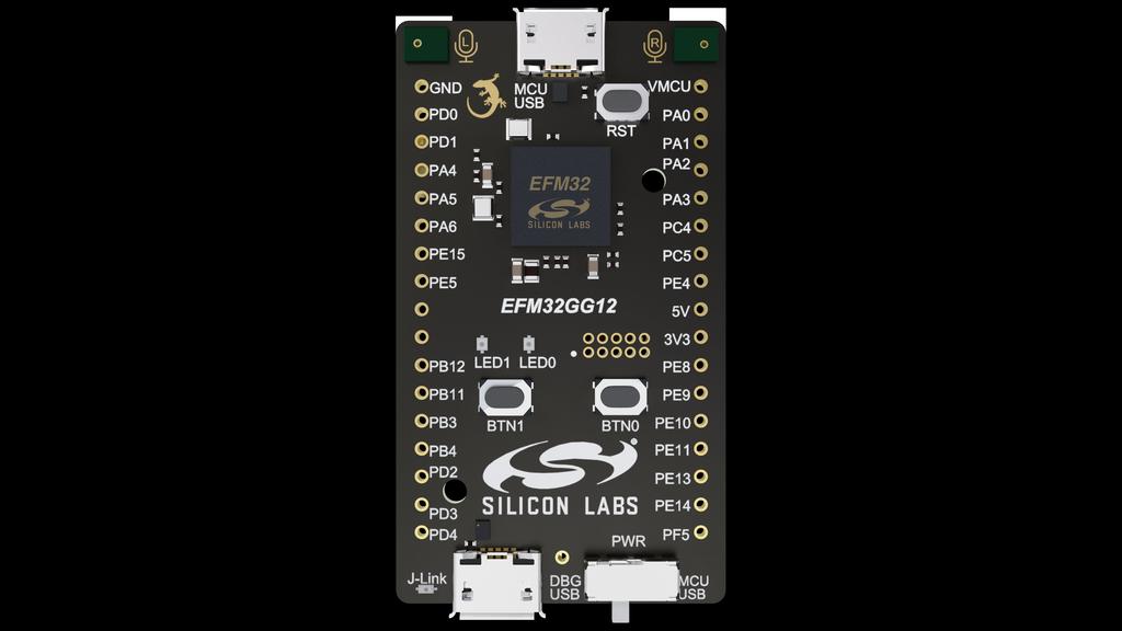 Introduction 1. Introduction The Thunderboard EFM32GG12 (OPN: SLTB009A) is an excellent starting point to get familiar with the EFM32GG12 Giant Gecko Microcontrollers.