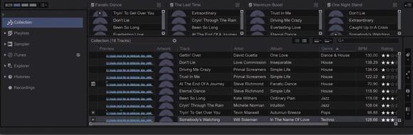 Adding music files to [Collection] Playing tracks and outputting the sound Collection is music files that are managed by rekordbox.