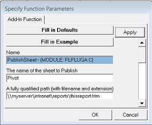 Tips and Tricks - Alchemex for MYOB Account Right The Add-In function should now appear in the reports Run Add-Ins property field. Whenever this report is run, the Add-In will now be executed.