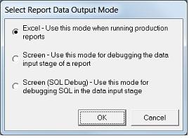 Viewing the SQL Code Passed to the ODBC Driver You can view the SQL code passed by Alchemex for MYOB Account Right to the ODBC Driver for a Report.