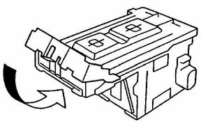 9. Return the staple cartridge gate to its original position.