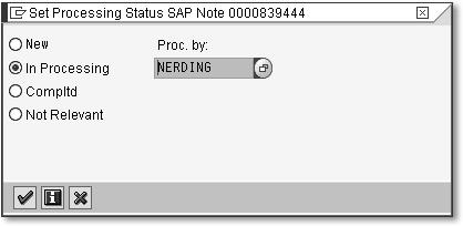 Implementing Notes with the SAP Note Assistant 17.2 2. Closely follow the recommendations given in the Note. If the Note contains a correction instruction, implement it in your system. 3.