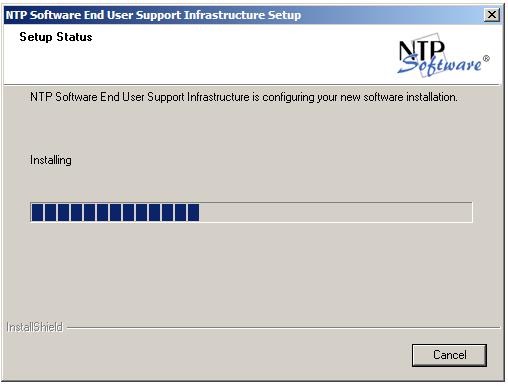 12. NTP Software End User Support Infrastructure setup begins