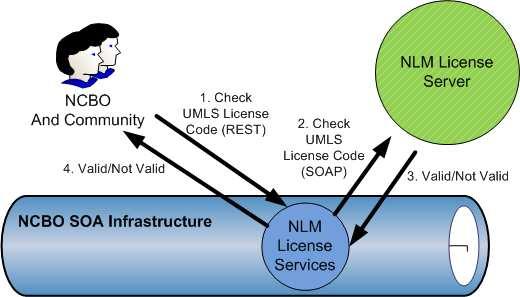 License Server that enabled UMLS license checks using REST web services. The UMLS License Services enables a scalable and responsive access to validating UMLS licenses.