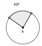 show, the r is the radius of the smaller circle