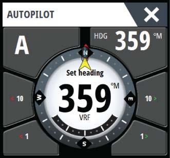 As long as the autopilot pop-up is active, you cannot operate the background panel or its menu.