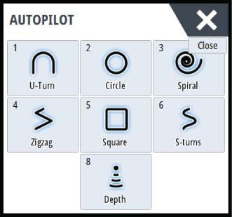 You turn it on again by selecting the autopilot tile in the instrument bar.
