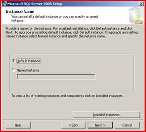 If there would be more than one SQL instance then Named instance