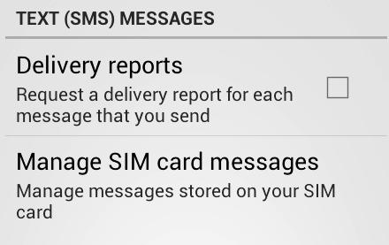 SET STORAGE LIMITS FOR MESSAGES You can set storage limits for SMS and MMS messages and set your phone to automatically delete old messages once the set limits are reached: 1.