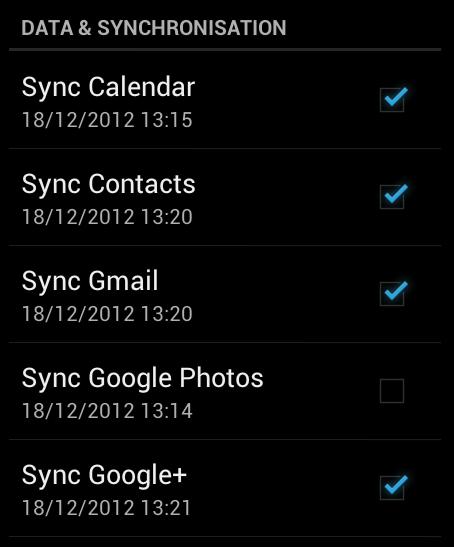 For some accounts, for example Google Accounts, syncing is two-directional.