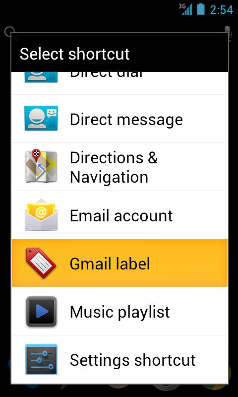 ADD A SHORTCUT TO A GMAIL LABEL TO A HOME SCREEN You can add a shortcut to a specific Gmail label to a Home screen.