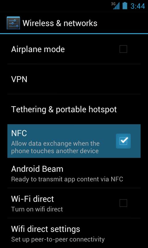 27 ANDROID BEAM & NFC The Android Beam feature allows you to transfer what s on your screen to another device using technology called Near Field Communication (NFC).