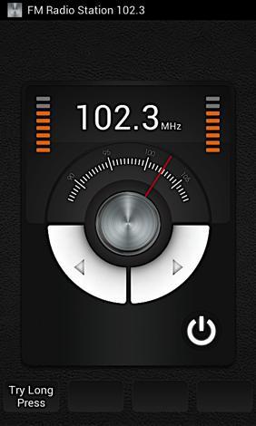 Volume indicator Volume indicator Touch to scan for radio channels by genre (culture, news, jazz, classical, etc.