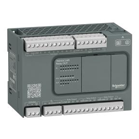 Product datasheet Characteristics TM200C24R controller M200 24 IO relay Main Range of product Product or component type [Us] rated supply voltage Discrete I/O number 24 Discrete input number Discrete