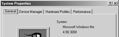 The Sys tem Prop er ties dialog will be dis played; click the Device Manager tab. Step 2 The Device Manager sheet will be displayed.