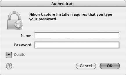2.1 Install Nikon Capture 4 If you opted to install Nikon Capture 4, it will be installed first. 2.1.1 Start the installer Installation of Nikon Capture 4 opens with the dialog shown below.