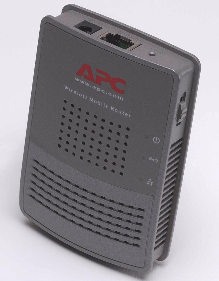 w w w.apc.com APC 3-in-1 Wireless Mobile Router User s Manual 990-2149 Copyright 2005 American Power Conversion. All rights reserved.