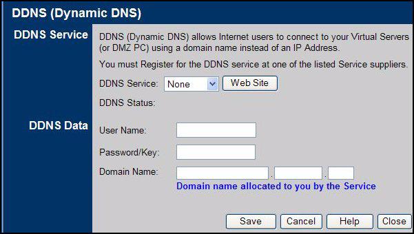 Using Dynamic DNS (Domain Name Server) Using Dynamic DNS (Domain Name Server) This free service is very useful when combined with the Port Forwarding feature.