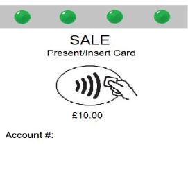 Contactless Customer Not Present (CNP) / Manual (Keyed) Transaction From the idle screen, select the Sale option.