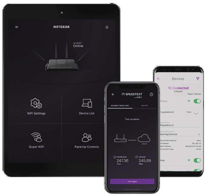 Nighthawk App The NETGEAR Nighthawk App makes it easy to set up your router and get more out of your WiFi, with the app, you can install your router in a few steps just connect your mobile device to
