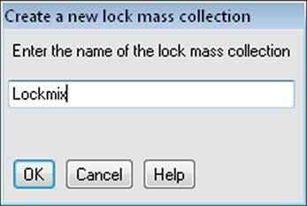 Procedures in Q Exactive HF-X Tune Using Lock Masses and Lock Mass Collections If you have imported lock mass data from an xml file that contained information about lock mass collections and lock
