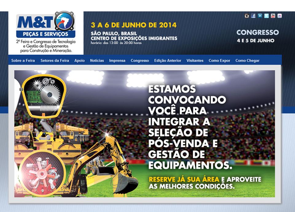 June 3 rd to 6 th 2014 2 nd Trade Show and Congress for Technology and Management of Construction and Mining Equipment SÃO PAULO BRAZIL CENTRO DE EXPOSIÇÕES IMIGRANTES 1PM to 8PM daily CONGRESS JUNE